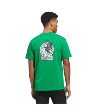 adidas adidas Mexico WC World Cup 2026 Graphic Hook Fan Tee Shirt - Green