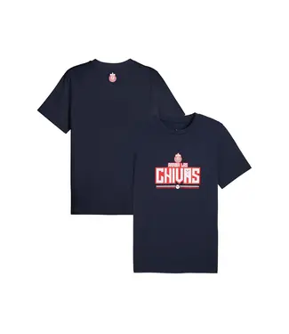 Puma Puma Chivas 2025 -26 Graphic Arriba Las Chivas FtblCulture Tee Shirt - Navy Blue