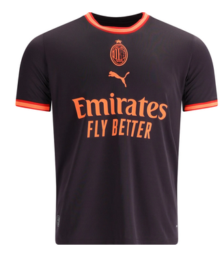 Puma Puma Youth AC Milan 2026 - 27 Third Jersey - Flat Dark Gray/Glowing Red