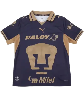 Puma Puma Youth UNAM Pumas 2026 - 27 Home Jersey - Navy Blue/Club Gold