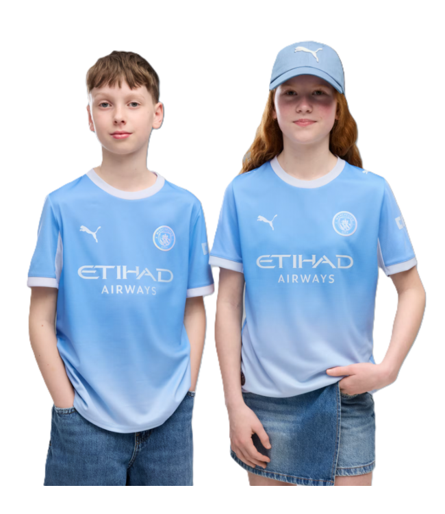 Puma Puma Youth Manchester City 2026 -27 Home Jersey - Light Blue/White/Icy Blue