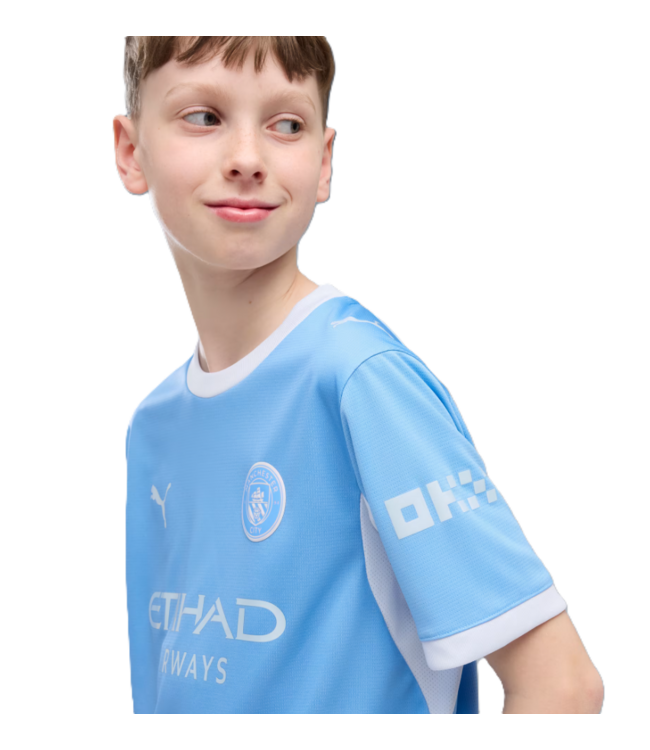 Puma Puma Youth Manchester City 2026 -27 Home Jersey - Light Blue/White/Icy Blue