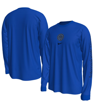 Nike Nike Inter Milan 2026 - 27 Long Sleeve Crewneck Soccer Tee Shirt - Royal Blue