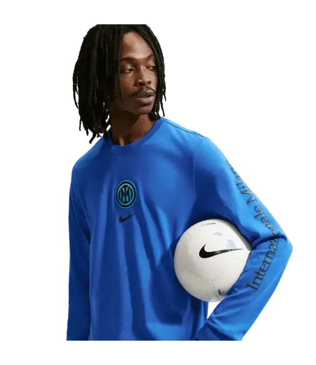 Nike Nike Inter Milan 2026 - 27 Long Sleeve Crewneck Soccer Tee Shirt - Royal Blue