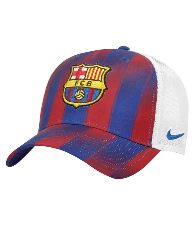 Nike Nike FC Barcelona 2026 - 27 AeroBill Rise Trucker Hat - Red/Blue/White