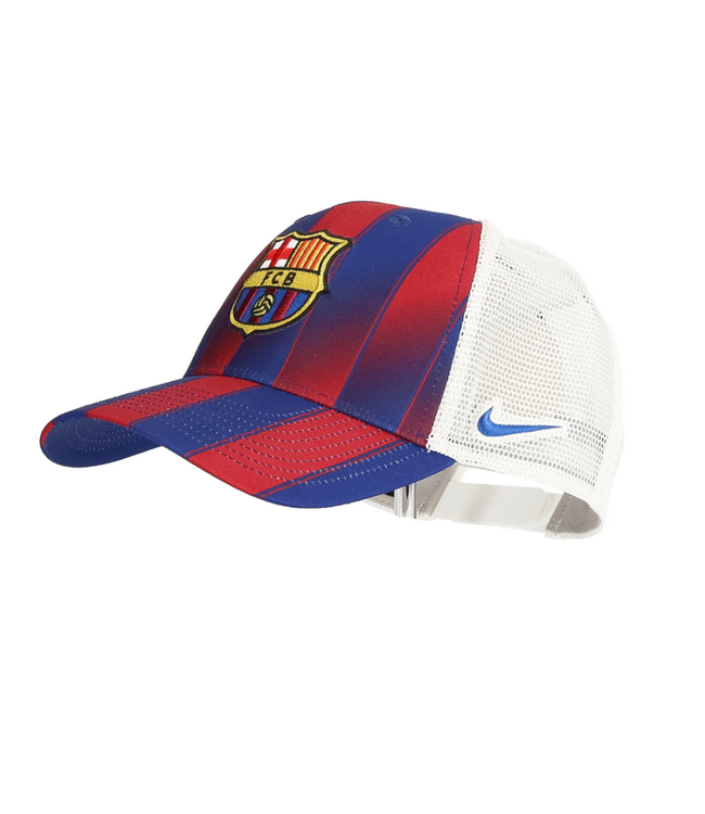 Nike Nike FC Barcelona 2026 - 27 AeroBill Rise Trucker Hat - Red/Blue/White