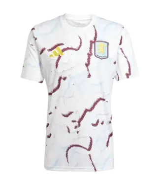 adidas adidas Aston Villa 2025 - 26 Prematch Training Jersey- White