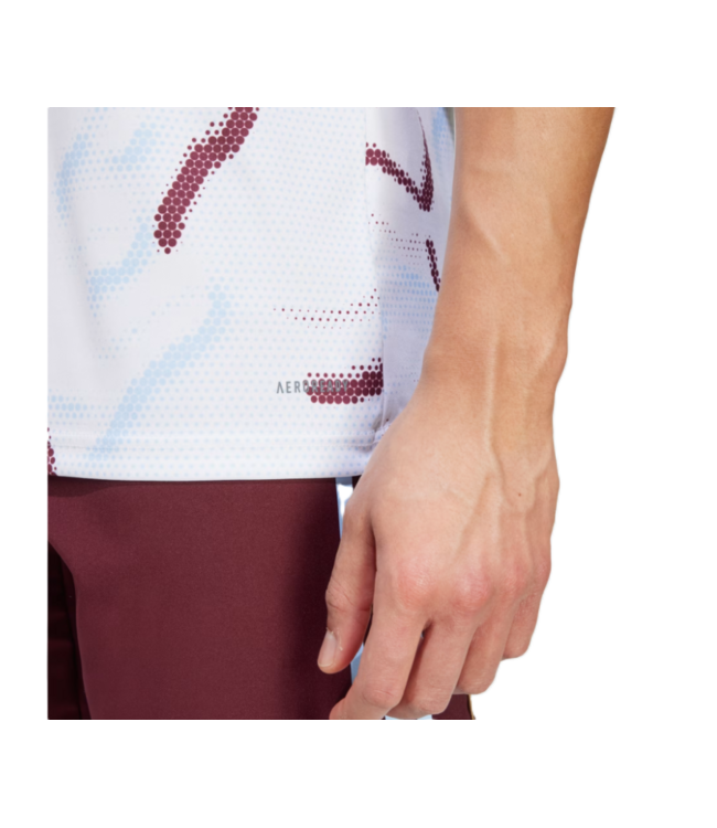 adidas adidas Aston Villa 2025 - 26 Prematch Training Jersey- White
