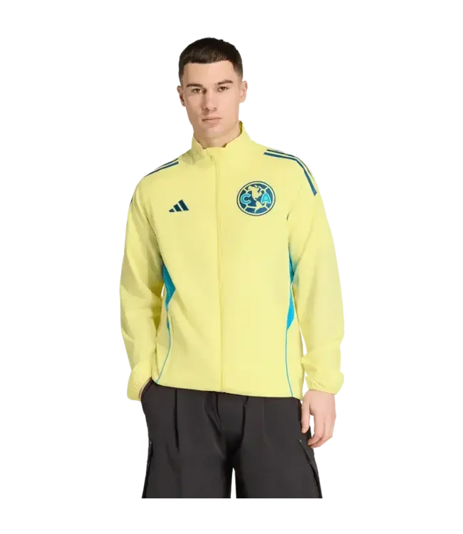 adidas adidas Club America 2025 - 26 Tiro Competition Presentation Jacket - Pearl Citrine