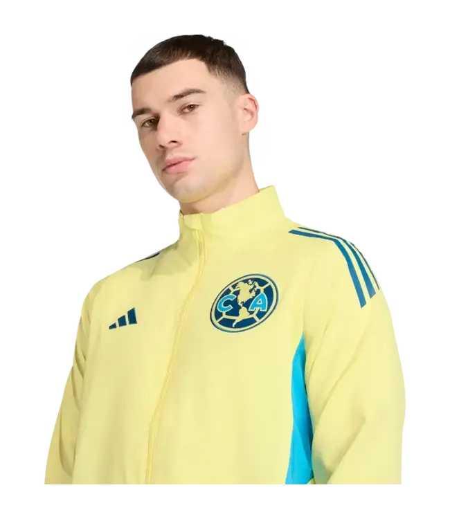 adidas adidas Club America 2025 - 26 Tiro Competition Presentation Jacket - Pearl Citrine