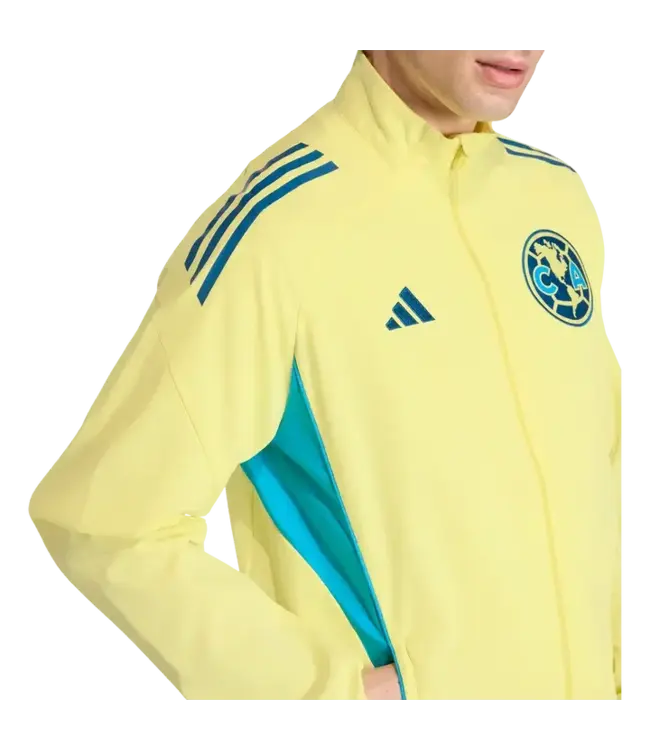 adidas adidas Club America 2025 - 26 Tiro Competition Presentation Jacket - Pearl Citrine
