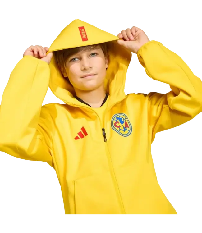 adidas adidas Youth Club America 2025 - 26 ZNE Anthem Jacket - Yellow