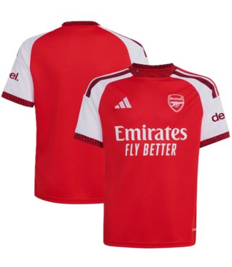 adidas adidas Youth Arsenal 2025 - 26 Home Jersey - Better Scarlet/White