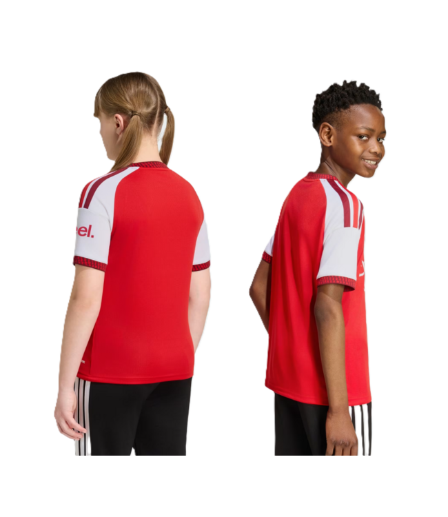 adidas adidas Youth Arsenal 2025 - 26 Home Jersey - Better Scarlet/White