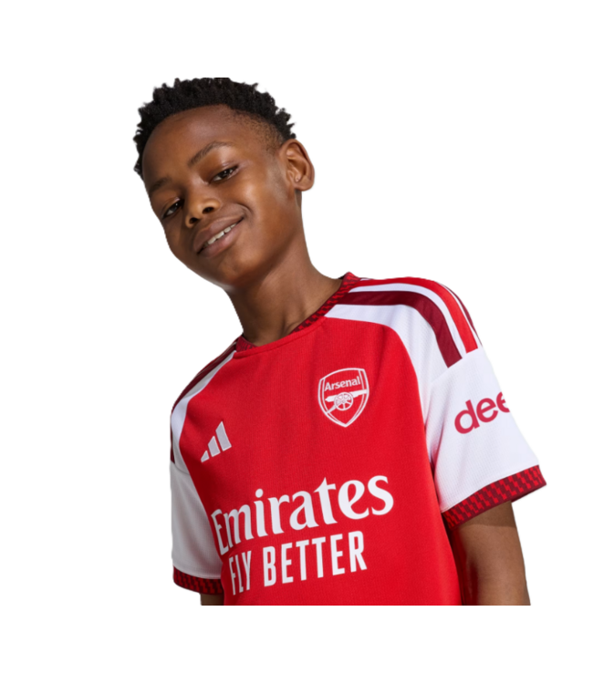 adidas adidas Youth Arsenal 2025 - 26 Home Jersey - Better Scarlet/White