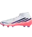 adidas adidas F50 Hyperfast Mid League FG Cleats -Cloud White/Solar Purple/Solar Turbo