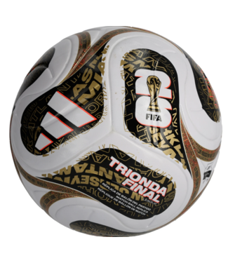adidas adidas FIFA World Cup 2026 Trionda Finals FIFA Quality League Soccer Ball - White/Black/Gold Metallic