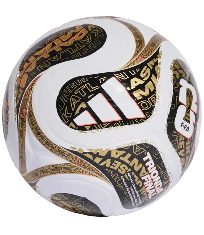 adidas adidas FIFA World Cup 2026 Trionda Finals FIFA Quality League Soccer Ball - White/Black/Gold Metallic