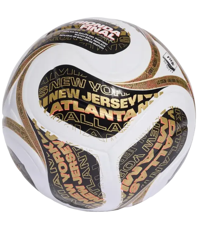 adidas adidas FIFA World Cup 2026 Trionda Finals FIFA Quality League Soccer Ball - White/Black/Gold Metallic