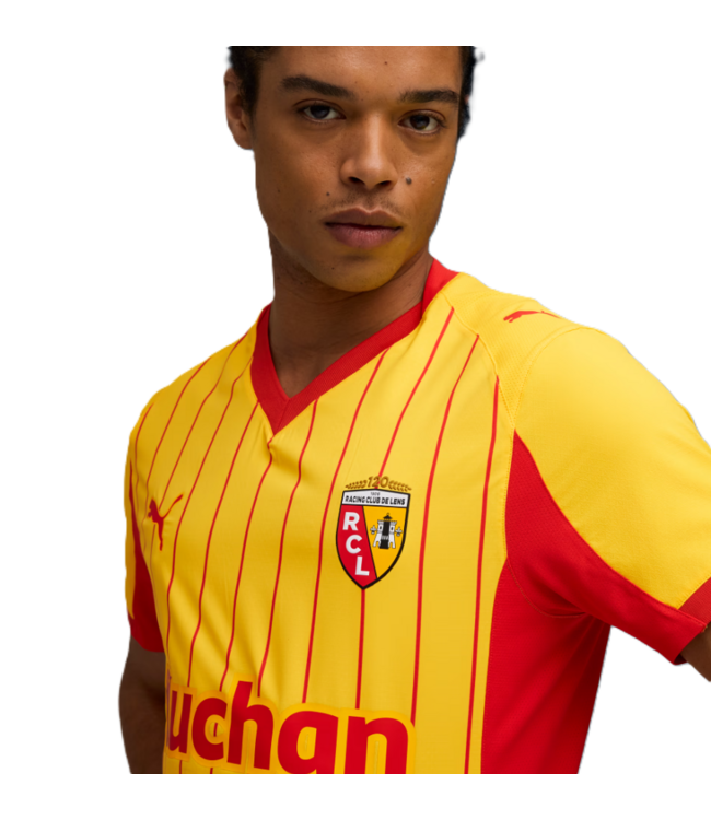 Puma Puma RC Lens 2025 -26 Authentic Home Jersey - Yellow/Red