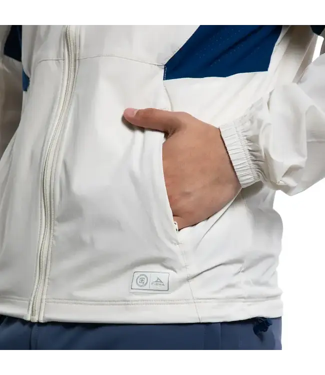 Pirma Pirma Cruz Azul 2026 -27 Full Zip Wind Breaker Jacket - Beige/Navy
