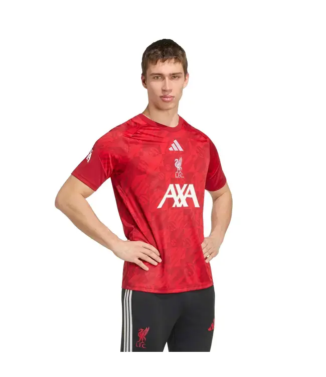 adidas adidas Liverpool 2026 - 27 Prematch Training Jersey - Active Maroon/Better Scarlet