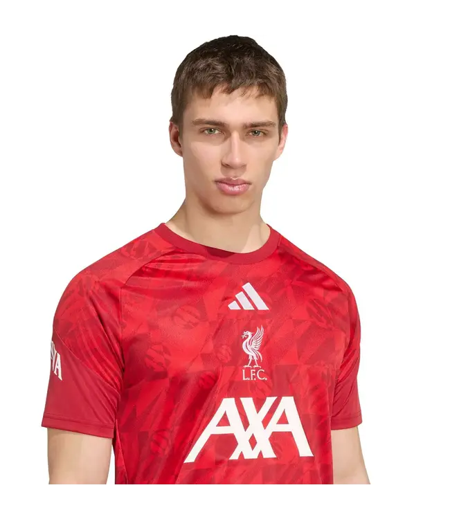 adidas adidas Liverpool 2026 - 27 Prematch Training Jersey - Active Maroon/Better Scarlet