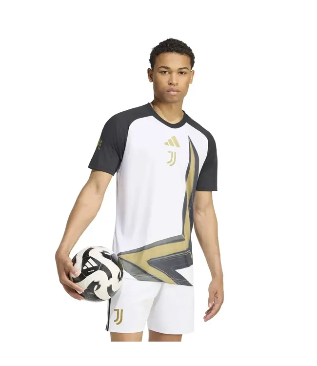 adidas adidas Juventus 2026 - 27 Prematch Training Jersey - White/Black