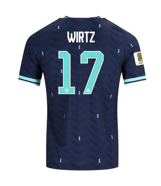 adidas adidas Germany World Cup 2026 Wirtz # 17 Away Jersey + FIFA World Cup Patch - Collegiate Navy