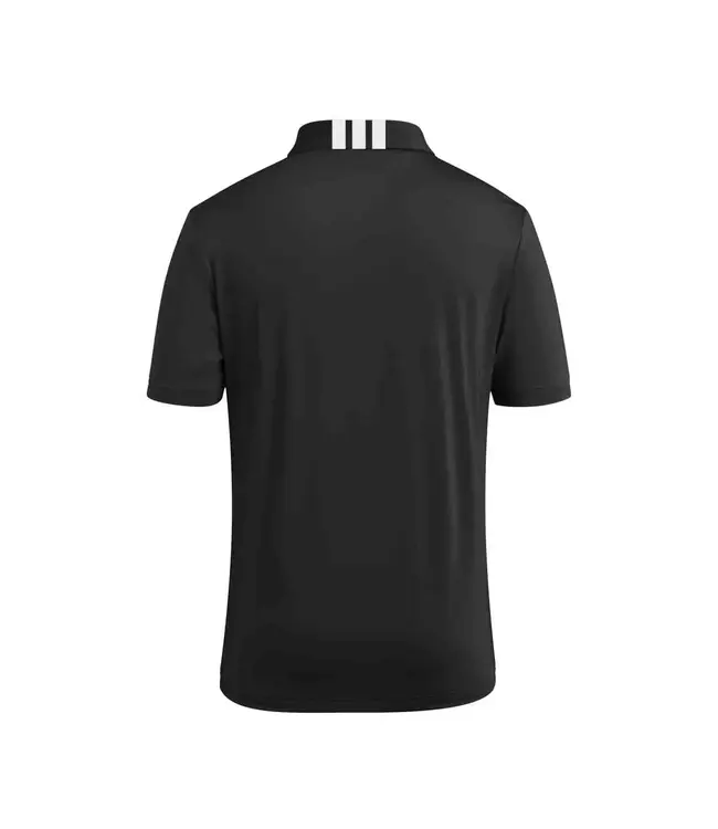 adidas adidas 3 Stripes 2026 Short Sleeve Polo Shirt - Black/White