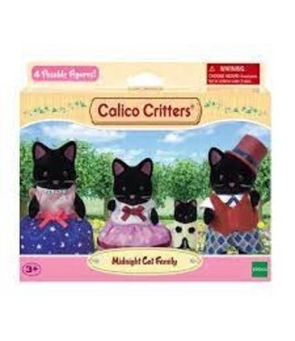 Epoch Calico Critters Midnight Cat Family