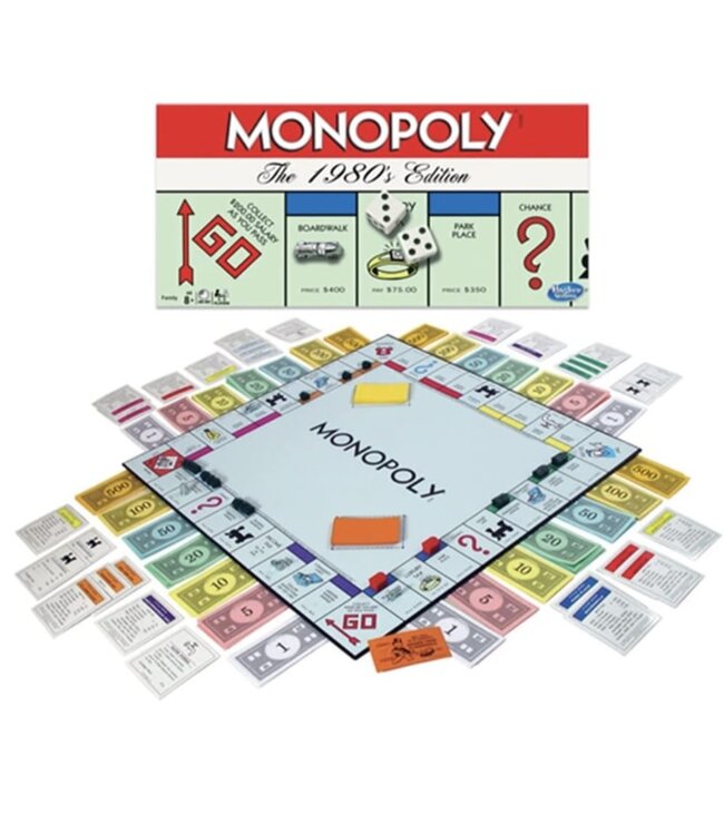 Winning Moves Monopoly The 1980s Edition