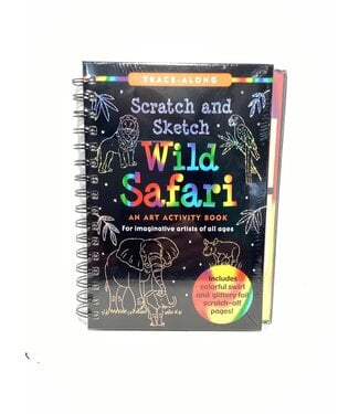 Peter Pauper Press Scratch & Sketch Wild Safari