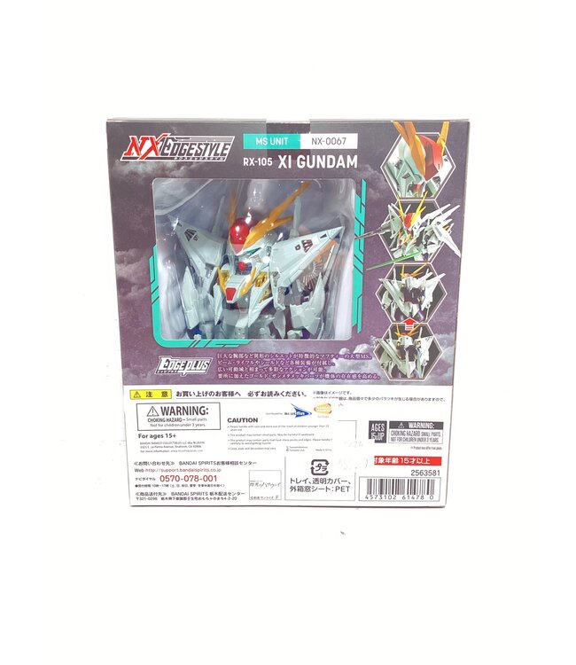 Bandai Namco Toys Xi Gundam Mobile Suit Gundam Hathaway