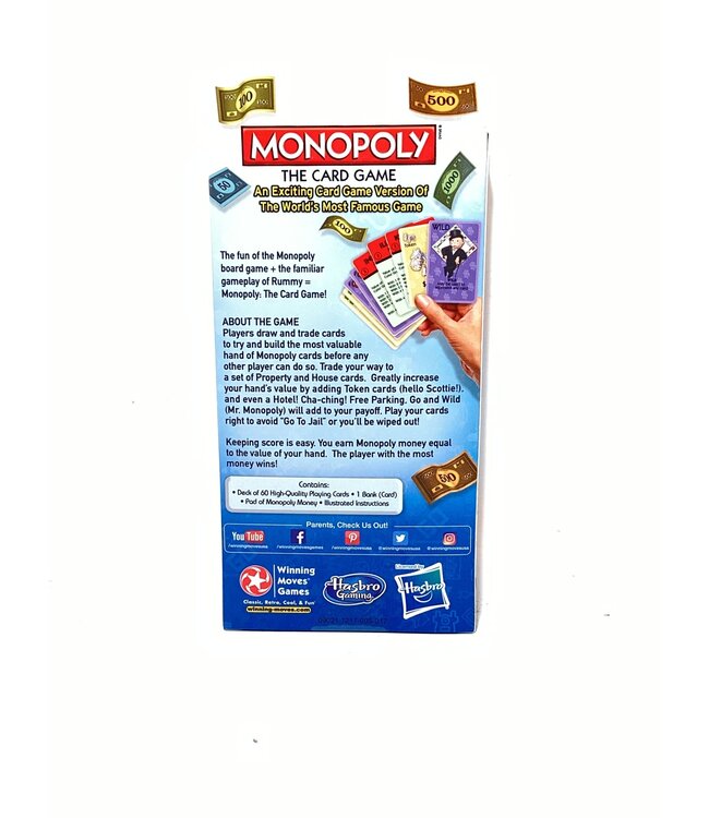 Winning Moves Monopoly The Card Game