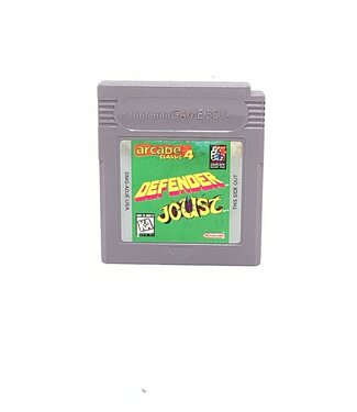 Gameboy Arcade Classic 4 Defender Joust Gameboy