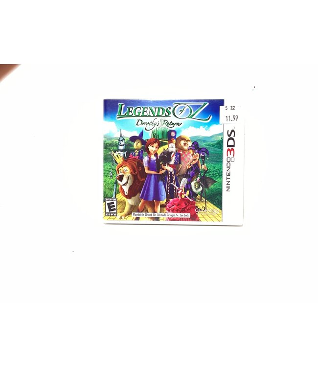 Nintendo 3DS Legend of OZ Dorothy's Return 3DS