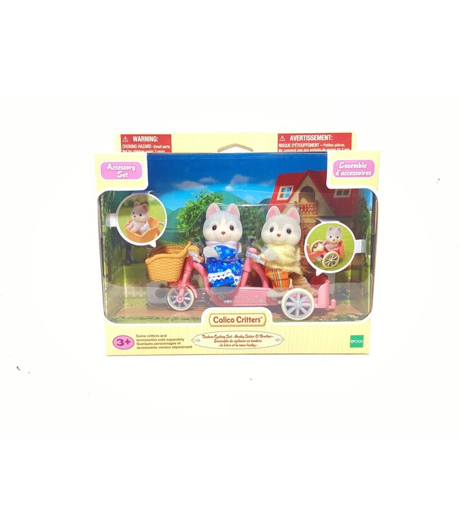 Epoch Calico Critters Tandem Cycling Set
