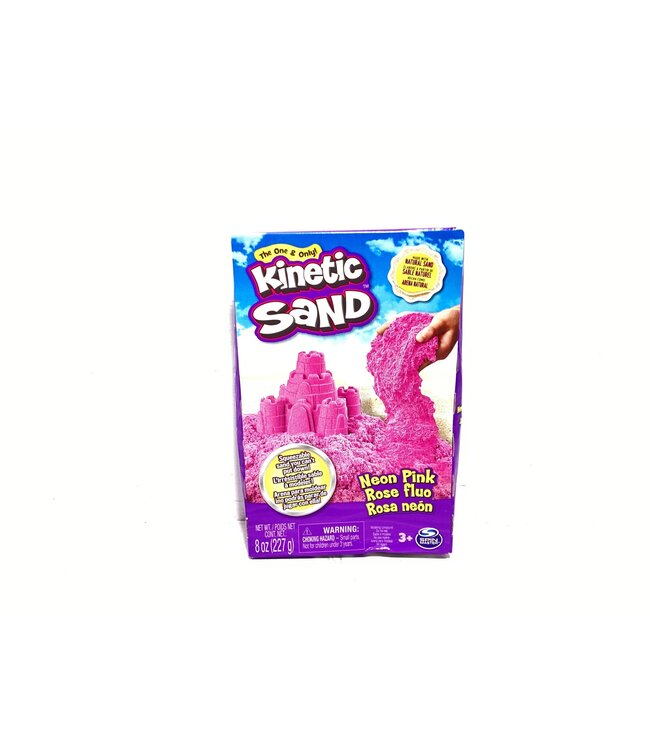 Spin Master Kinetic Sand 8oz Neon Pink
