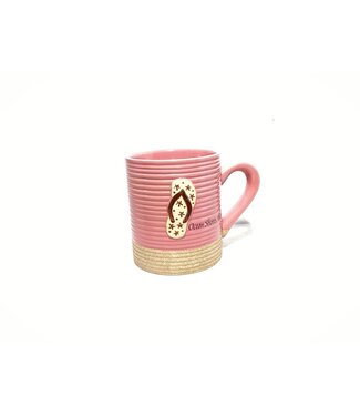 Cape Shore Sandy Mug Flip Flop Beach Time