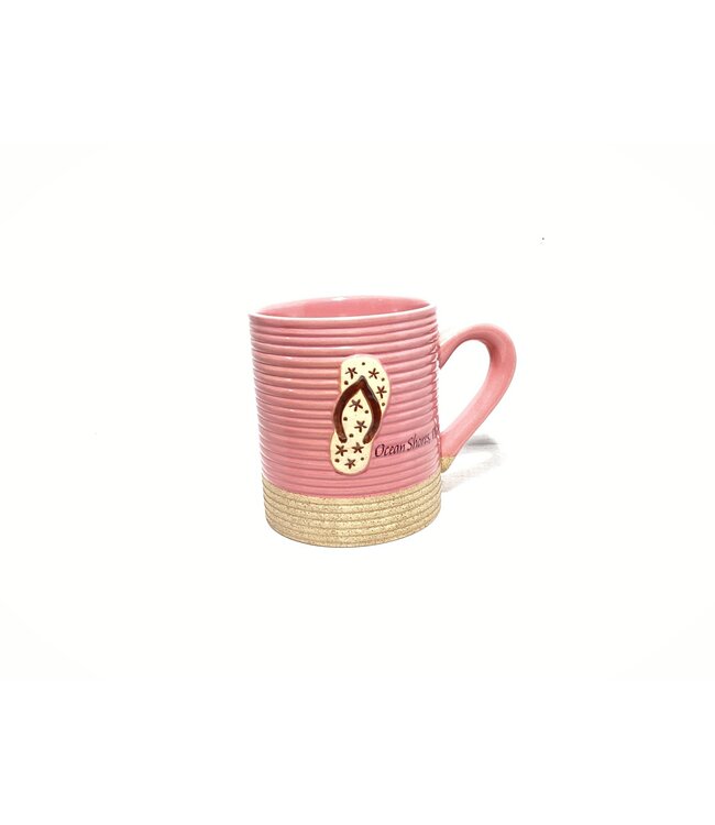 Cape Shore Sandy Mug Flip Flop Beach Time