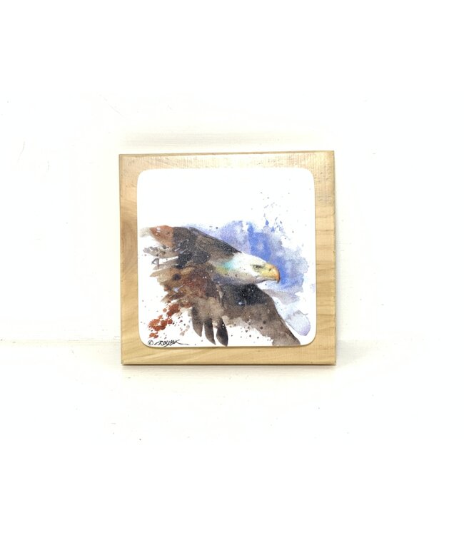 Demdaco DC Bald Eagle Block with Tile Bone