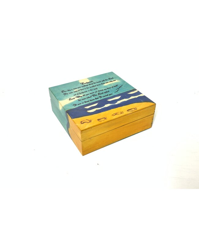 M Cornell Imports Inc Footprints Box Small