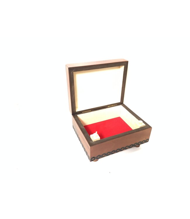M Cornell Imports Inc Wooden Floral Trick Box