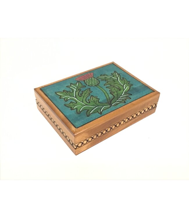 M Cornell Imports Inc Wooden Thistle Box 7312