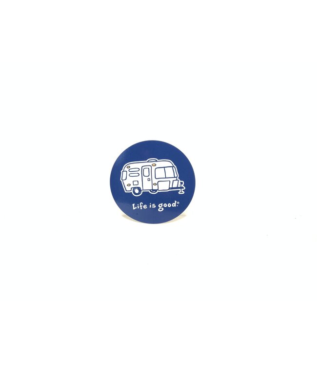 Life Is Good 4 Circle Sticker Happy Camper