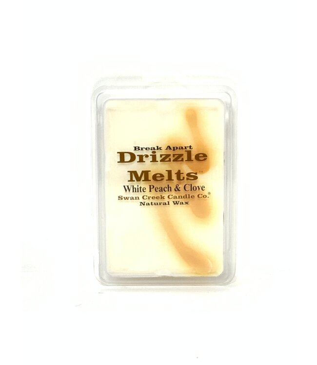 Swan Creek Candle Co Drizzle Melts Wht Peach Clove