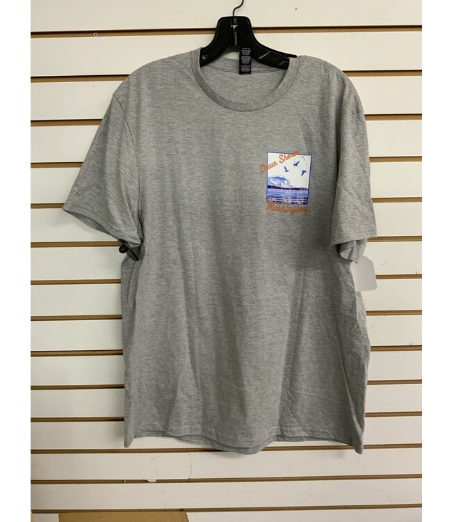 Lone Rock Clothing Short Sleeve Tee Seagulls  Waves LR1009 N0334
