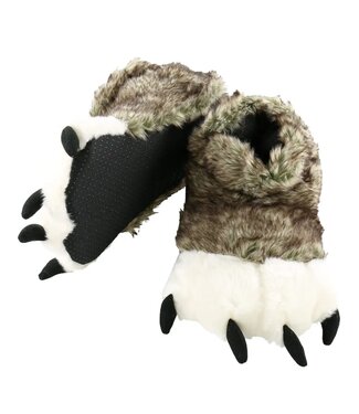 Lazy Ones Wolf Paw Slippers