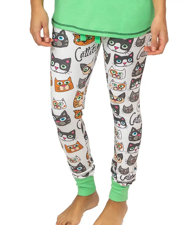 Lazy Ones Cattitude PJ Leggings